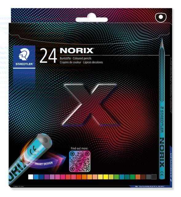 Kleurpotlood Staedtler Norix set à 24 kleuren afbeelding