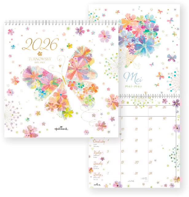 Maandkalender 2026 Turnowsky 1maand/1pagina afbeelding