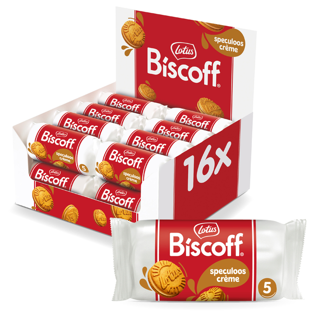 Koekjes Lotus Biscoff sandwich speculooscreme 5 stuks afbeelding
