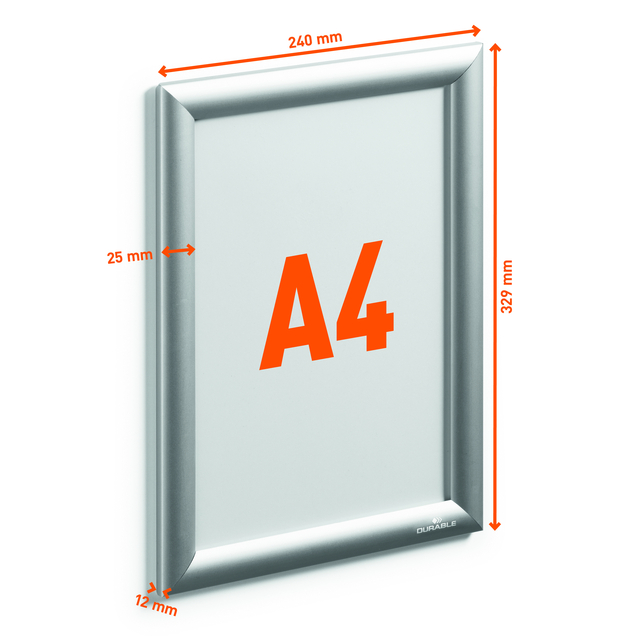 Kliklijst Durable A4 aluminium — Foto 2 van 2