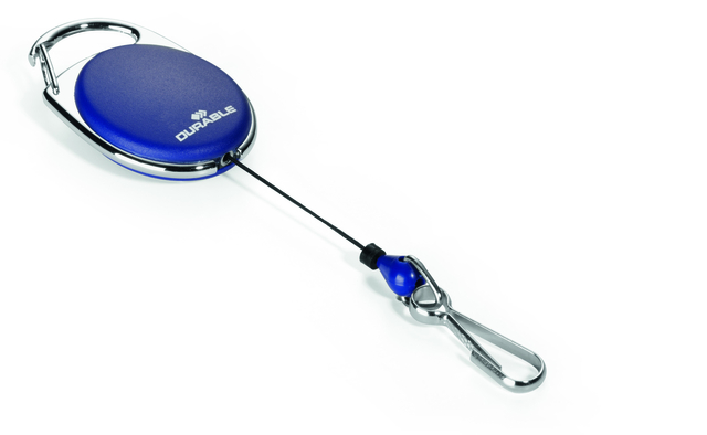 Afrolmechanisme Durable Style met karabijnhaak blauw afbeelding