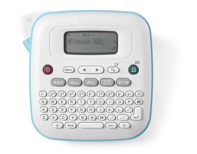 Labelprinter Brother P-touch Btag PT-N20 desktop qwerty 12mm wit afbeelding