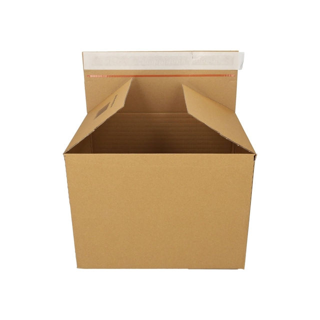 Quickbox IEZZY verstelbare hoogte 460x309x180-300mm B-golf bruin 10 stuks afbeelding