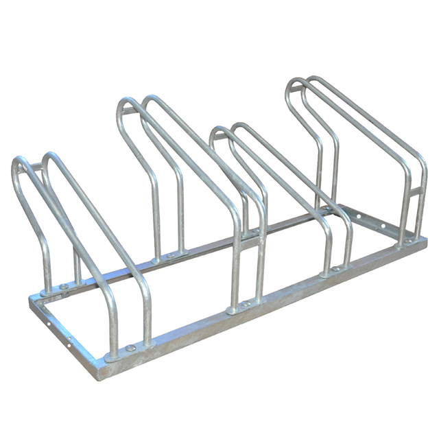 Fietsenrek BRASQ 4 fietsen BS400 zilver afbeelding