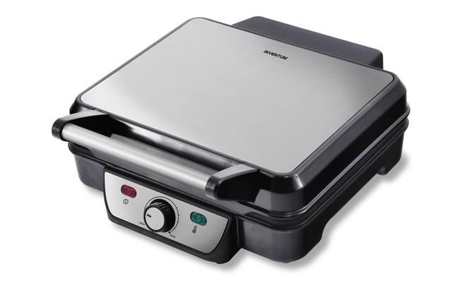 Contactgrill Inventum 1800 Watt zwart/RVS afbeelding