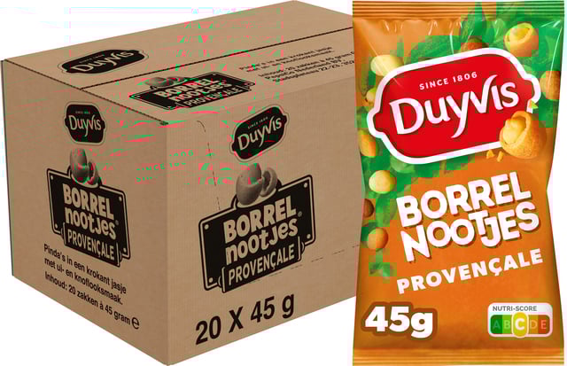 Duyvis Borrelnoot Provencale zakje 45 gram afbeelding