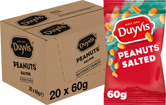 Duyvis Pinda&apos;s Gezouten zakje 60 gram