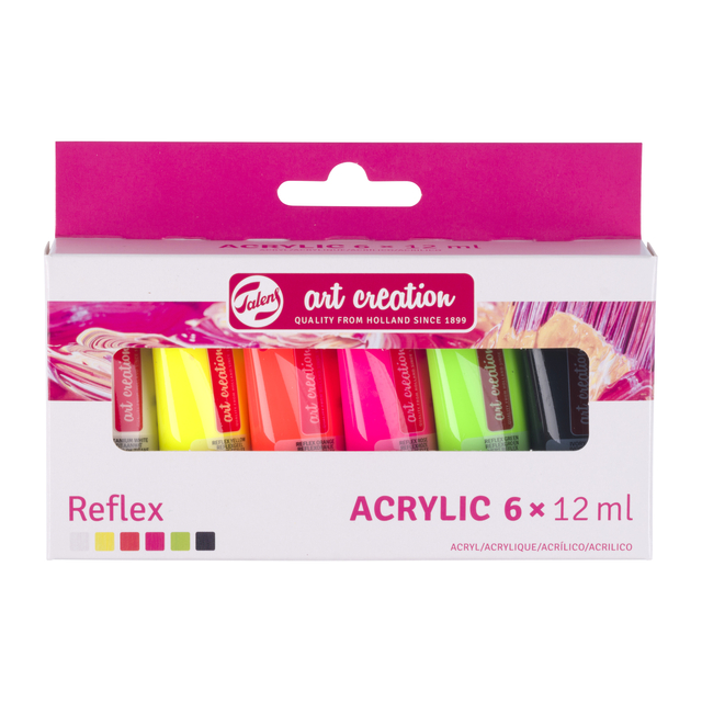 Acrylverf Talens Art Creation set à 6 reflexkleuren afbeelding