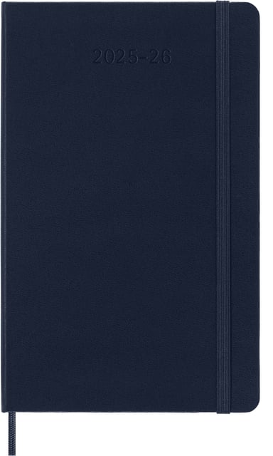 Agenda 2025/2026 Moleskine 18M Planner Weekly 7dagen/1pagina large hc sapphire blue afbeelding