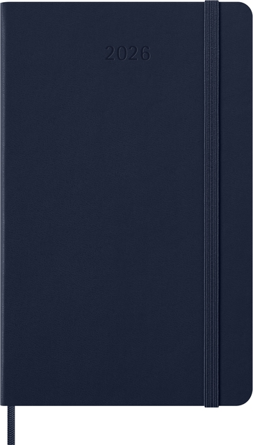 Agenda 2026 Moleskine 12M Planner Weekly 7dagen/1pagina large hc sapphire blue afbeelding