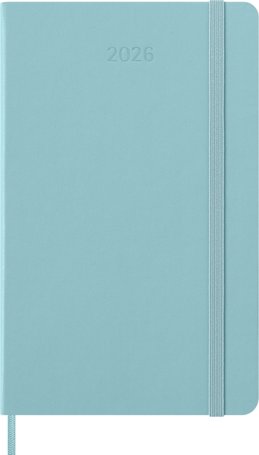 Agenda 2026 Moleskine 12M Planner Weekly 7dagen/1pagina large hc aquamarine afbeelding