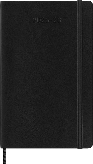 Agenda 2025/2026 Moleskine 18M Planner Weekly 7dagen/1pagina large sc black afbeelding