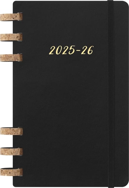 Agenda 2025/2026 Moleskine 12M Academic Weekly 7dagen/1pagina Myrtle large sc black afbeelding