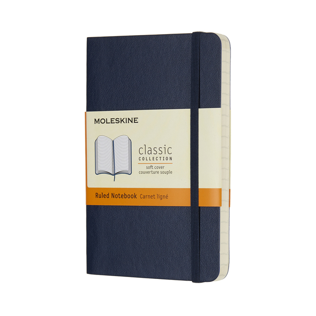 notitieboek A6 Moleskine SC saffier blauw afbeelding