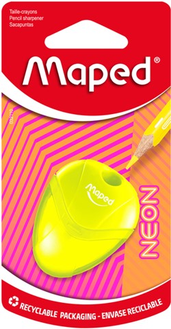 Puntenslijper Maped Neon Igloo 1-gaats assorti