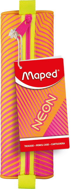 Etui Maped Neon rond oranje-roze — Foto 2 van 2