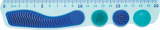 Liniaal Maped Kidy Learn Concentration 20 cm blauw — Foto 2 van 2