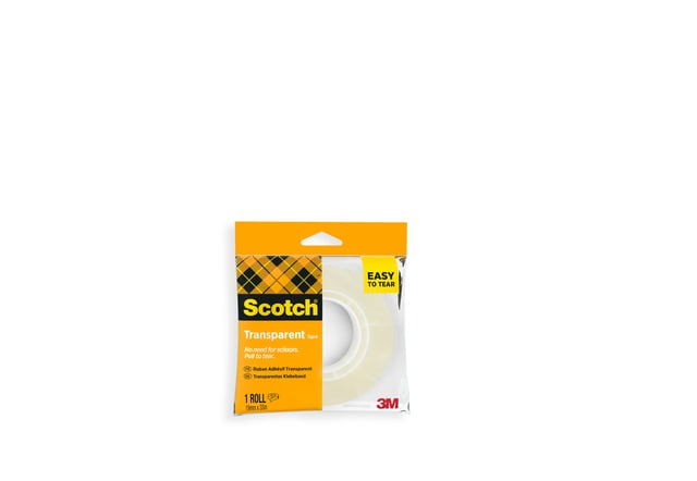 Plakband Scotch 508 19mmx33m transparant 1 rol afbeelding