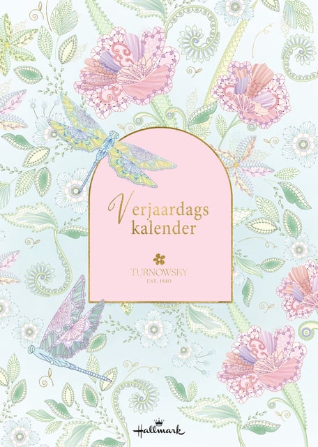 Verjaardagskalender kort Turnowsky 21x30cm afbeelding