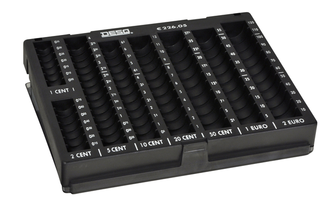 Muntgeldsorteerbak Desq met deksel afbeelding