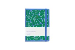 Notitieboek A5 blauw/groen A Journal lijn