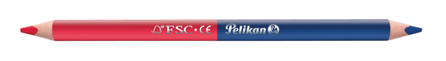 Potlood Pelikan 3mm rood/blauw afbeelding