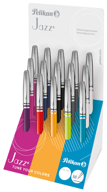 Balpen Pelikan Jazz Classic K35CD-15 medium assorti afbeelding
