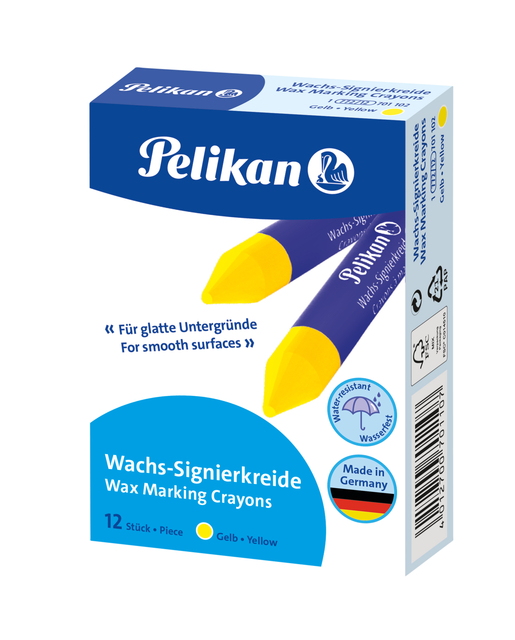 Markeerkrijt Pelikan 772/12 geel afbeelding
