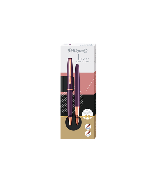 Schrijfset Pelikan Jazz Noble Elegance K36+P36 medium viola afbeelding
