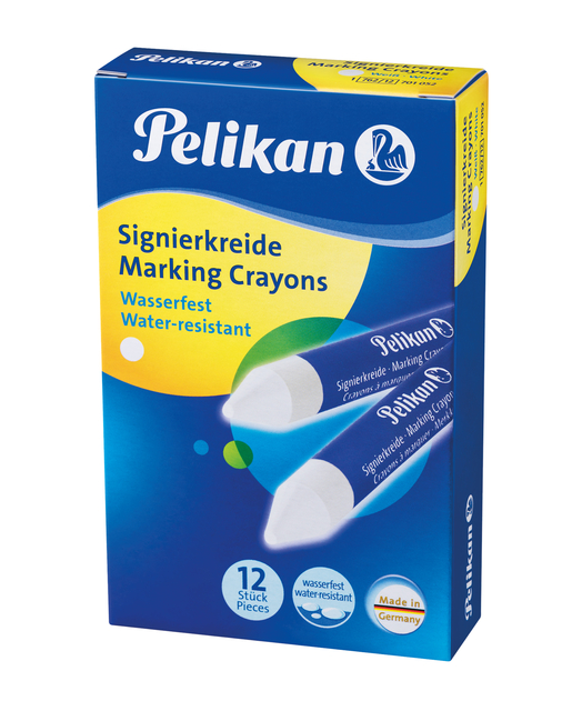 Markeerkrijt Pelikan 762/12 wit afbeelding