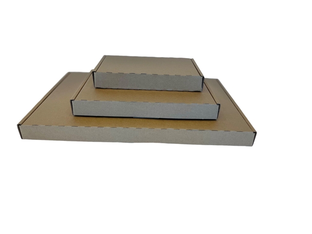 Brievenbusbox IEZZY A6 180x115x28mm karton bruin — Foto 2 van 2