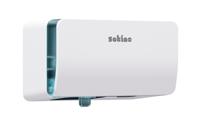 Toiletpapierdispenser Satino MT1 Hyginity duo wit 333426 afbeelding