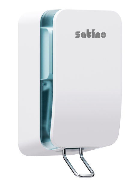Zeepdispenser Satino SF2 Hyginity Clean&Care 500ml wit 333430 afbeelding