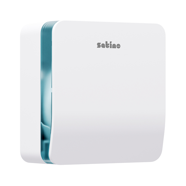Toiletpapierdispenser Satino JT1 Hyginity jumbo S wit 333404 afbeelding