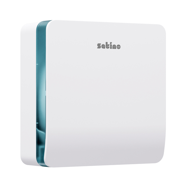 Toiletpapierdispenser Satino JT2 Hyginity jumbo L wit 333406 afbeelding