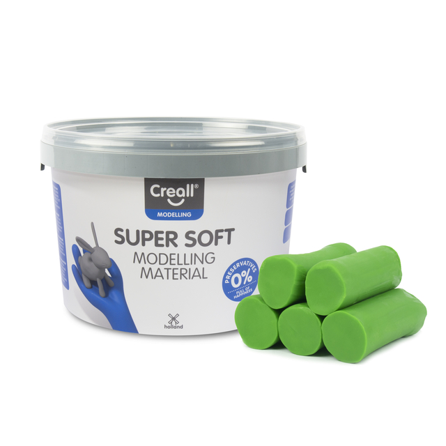 Klei Creall supersoft groen 1750gram afbeelding