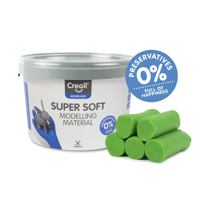 Klei Creall supersoft groen 1750gram — Foto 2 van 2