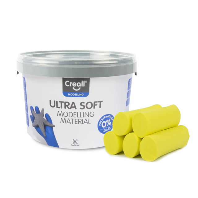 Klei Creall Play-it Ultra Soft helder geel 1100 gram afbeelding