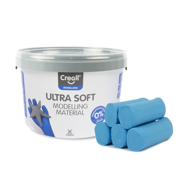 Klei Creall Play-it Ultra Soft helder blauw 1100 gram afbeelding