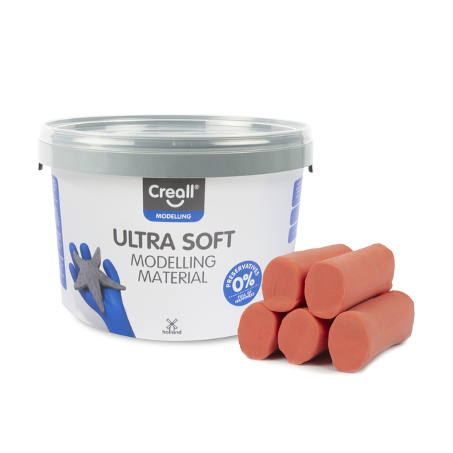 Klei Creall Play-it Ultra Soft helder rood 1100 gram afbeelding
