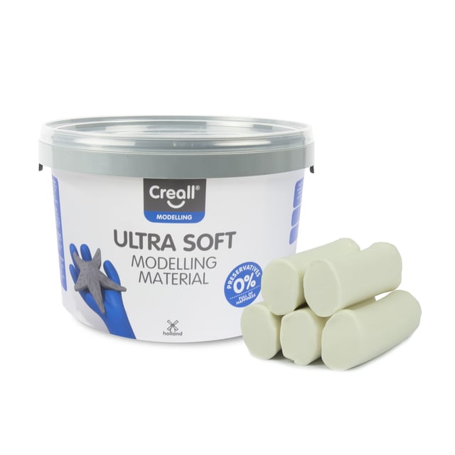 Klei Creall Play-it Ultra Soft helder wit 1100 gram afbeelding