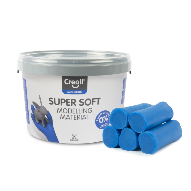 Klei Creall supersoft blauw 1750gram afbeelding