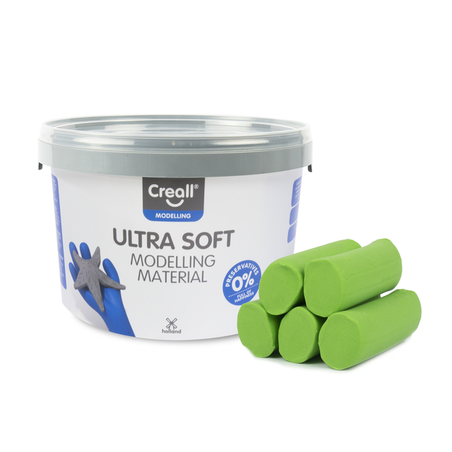 Klei Creall Play-it Ultra Soft helder groen 1100 gram afbeelding