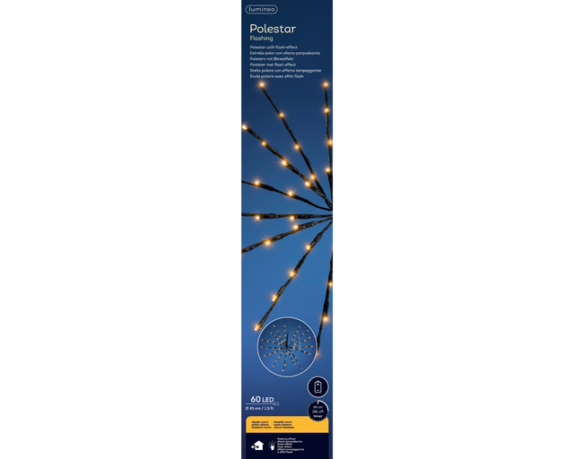 LED polestar flashing effect buiten 45cm
