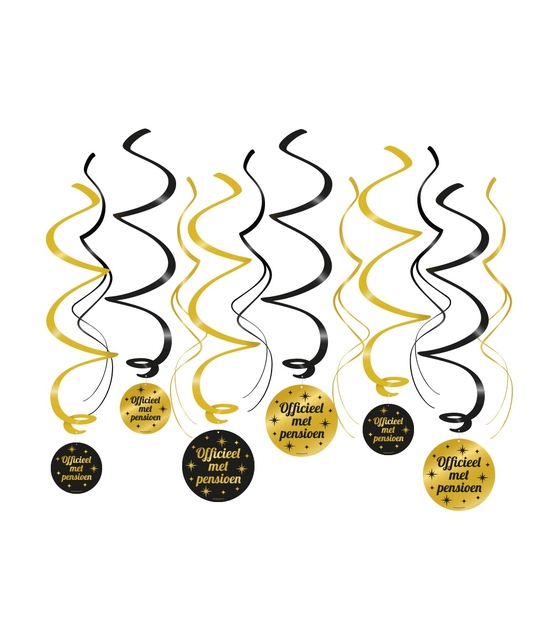 Classy party swirls Pensioen afbeelding