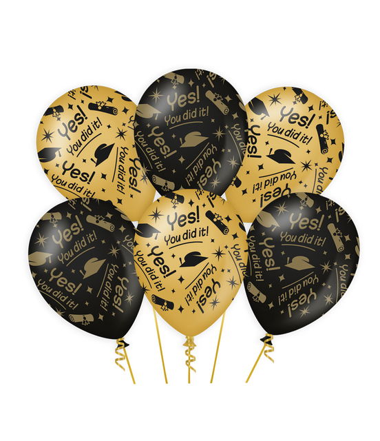 Classy party balloons You did it