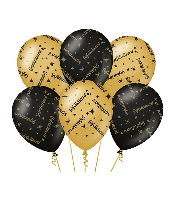 Classy party balloons Gefeliciteerd afbeelding