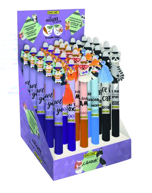 Gelschrijver Online Magixx Fun Charm 0.7mm assorti afbeelding