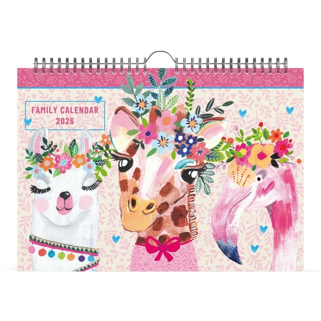 Familiekalender 2026 Lannoo 310x220 Paper Salad 7dagen/1pagina afbeelding