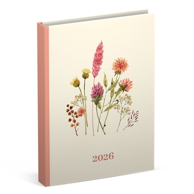 Agenda 2026 Lannoo pocket Flowers Bouquet 7dagen/2pagina&apos;s wit afbeelding